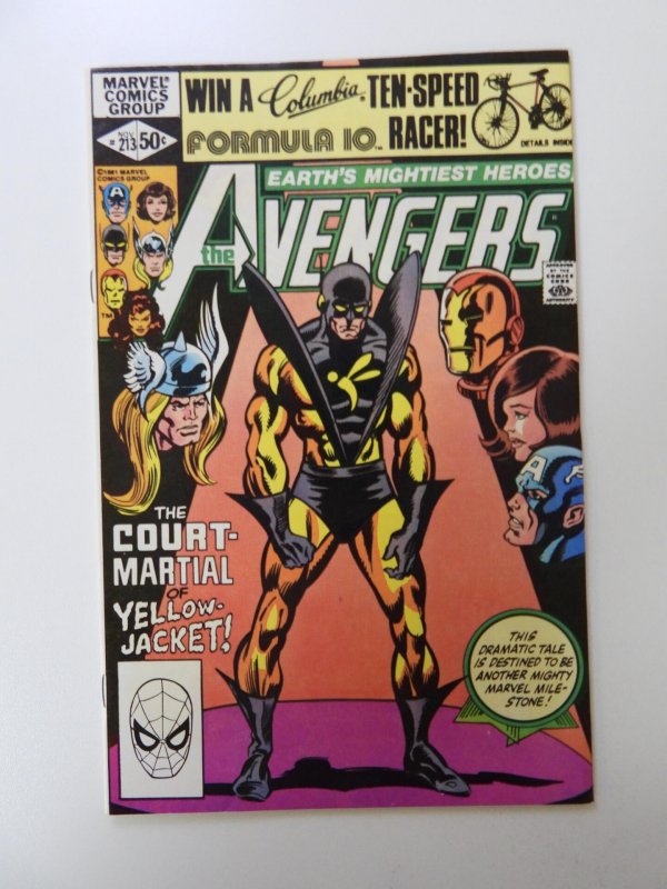 The Avengers #213 (1981) VF condition