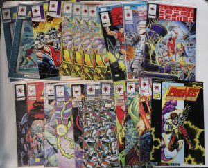 Valiant Magnus Robot Fighter Comic Book Lot Of 22