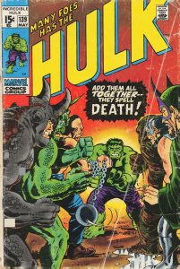 The Incredible Hulk #139 (1971) Hulk