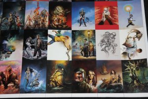 BORIS VALLEJO PROOF SHEET - 2pc Uncut Card Set Fantasy