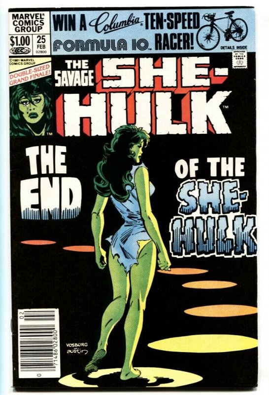 Savage She-Hulk #25 Last issue-Marvel comic book 1981 VF/NM