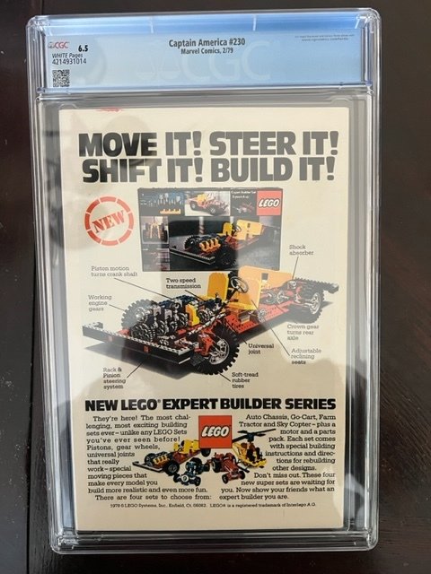 Captain America #230 (1979) - CGC 6.5 - Iconic Hulk Cover!