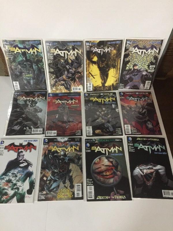 Batman New 52 1 2 3 4 5 6 7 8 9 10 11-52 All Variants Complete Set Nm 1st Print