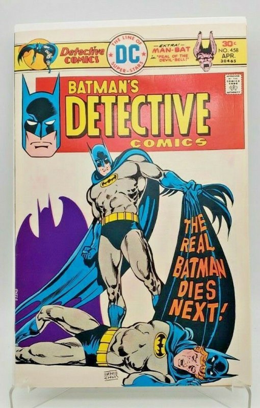 Detective Comics #458 1976 DC Batman Robin Batgirl VF/NM