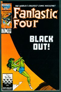 Fantastic Four 293 NM 9.4 Byrne Marvel 1986