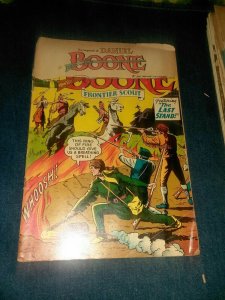 Legends of Daniel Boone Frontier Scout #5 dc comics 1956 scarce golden age