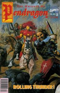 Knights of Pendragon, The (1st Series) #18 FN ; Marvel UK | Last Issue Iron Man