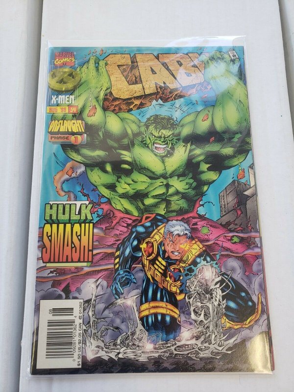 CABLE & X-MAN 12PC (VF/NM) BAGGED & BOARDED, HULK SMASH!, FATHERS & SONS 1993-96