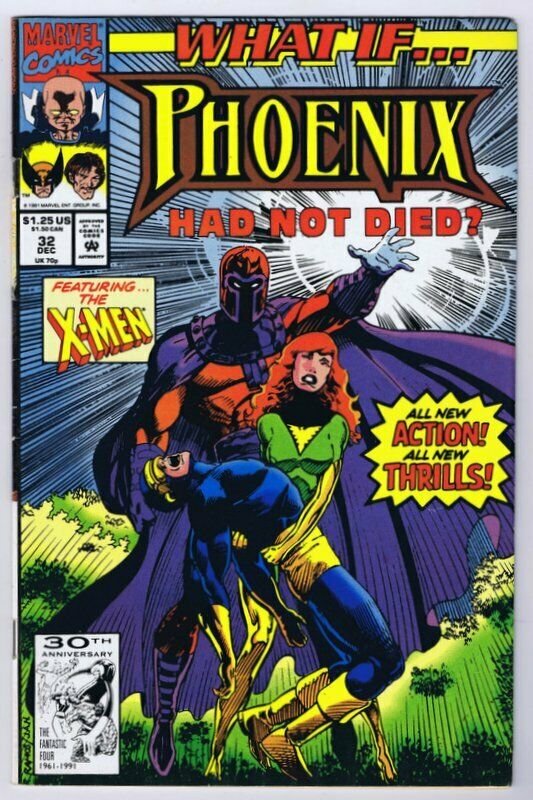 What If #32 ORIGINAL Vintage 1991 Marvel Comics Phoenix Had Not Died X Men