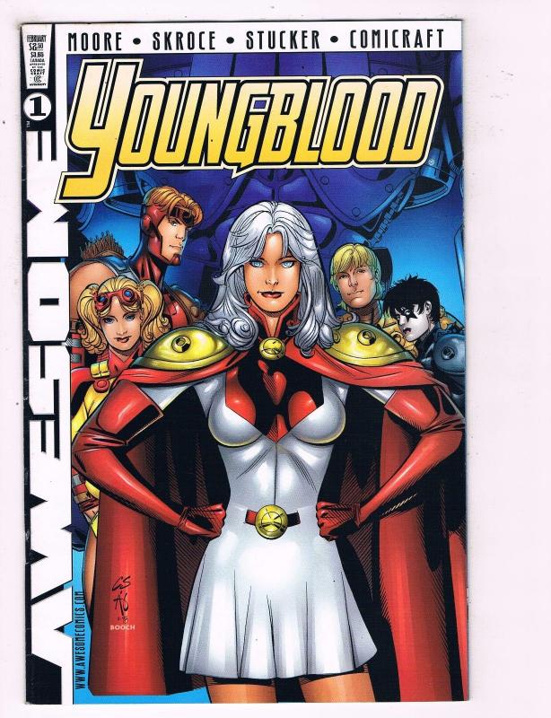 Youngblood #1 VF Awesome Comics Comic Book Moore DE11