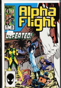 Alpha Flight #26 (1985) Alpha Flight