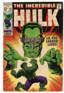 The Incredible Hulk #115 (1969). See Discription.  (7)