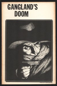 PULP:  Gangland's Doom 1974-Frank Hamilton-History of The Shadow pulp stories...