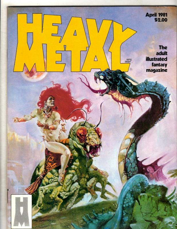 6 Heavy Metal Mags November December 1980 January February March April 1981 FM9