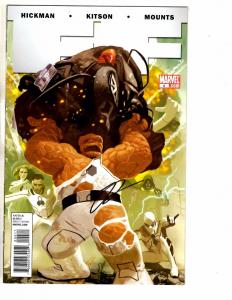 Lot Of 3 FF (Future Foundation) Marvel Comics # 2 3 4 ALL SIGNED By HICKMAN J237