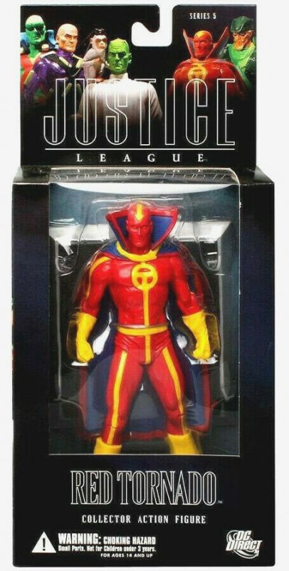 DC Direct Justice League Red Tornado Figure - Series 5 - Mint in Box