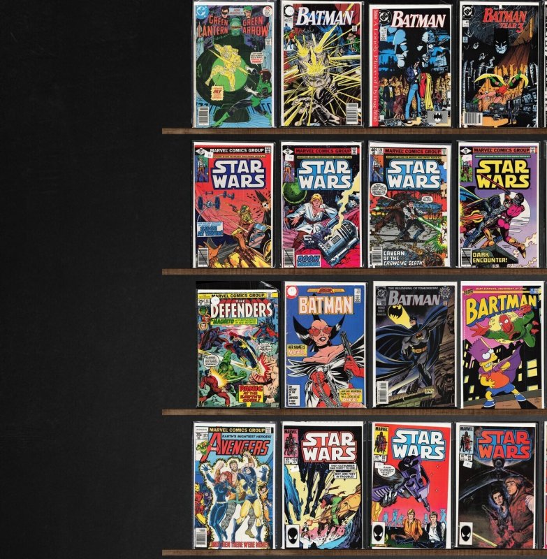 Huge Lot 120+ Comics with Batman, Star Wars, Captain America & More!