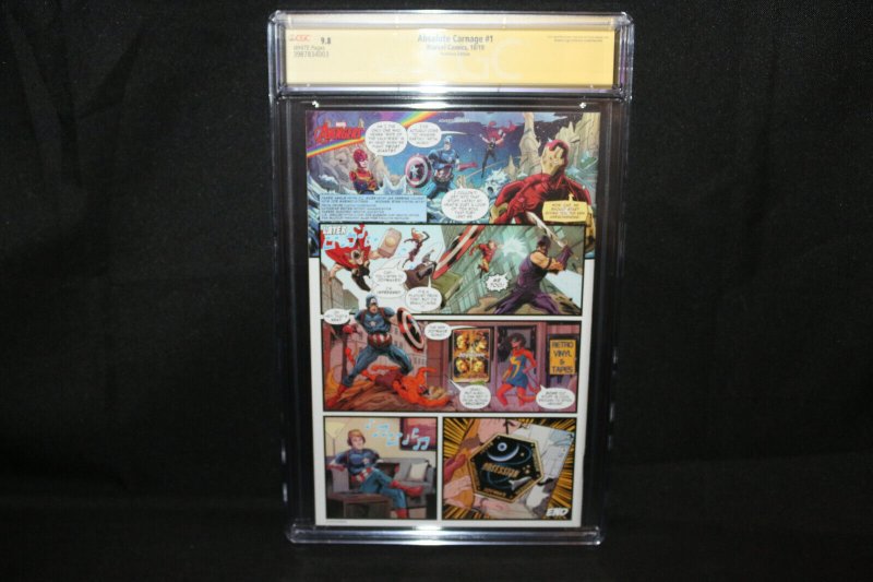 Absolute Carnage #1 - Cates & Stegman - Premiere CGC Signature Series 9.8 - 2019 