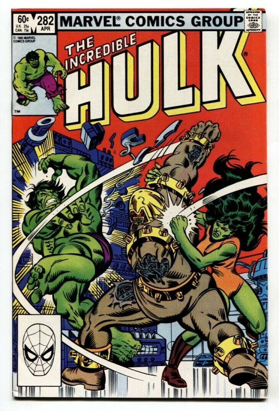 Incredible Hulk #282-comic book 1st SHE-HULK / HULK team-up