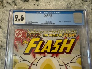 Flash # 197 CGC Graded 9.6 DC Comic Book 1st Zoom Appearance JH22