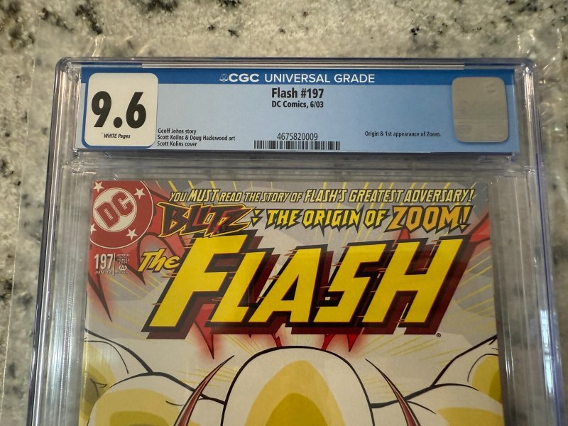Flash # 197 CGC Graded 9.6 DC Comic Book 1st Zoom Appearance JH22