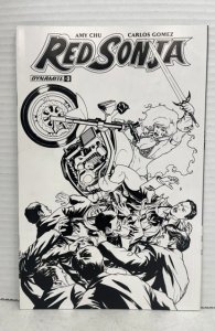 Red Sonja #3 Cover G Retailer Incentive Black and White McKone (2017)