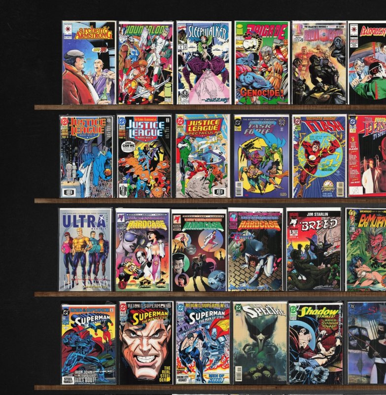 Huge Lot 150+ Comics with Bloodshot, Youngblood, Superman & More!