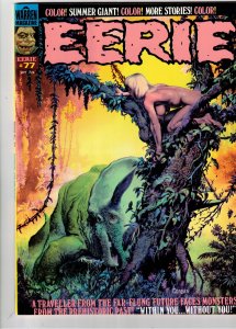 Eerie #77 (1976) High-Grade NM- Wrightson/Corben Color Insert Wow Richmond CERT!