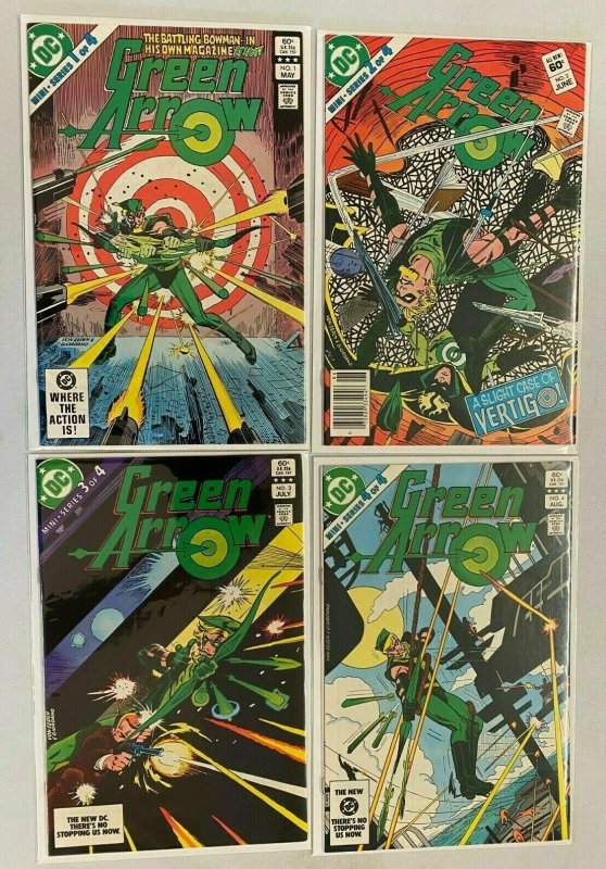 Green Arrow set from #1-4 all 4 different books Mini Series 8.0 VF (1983)