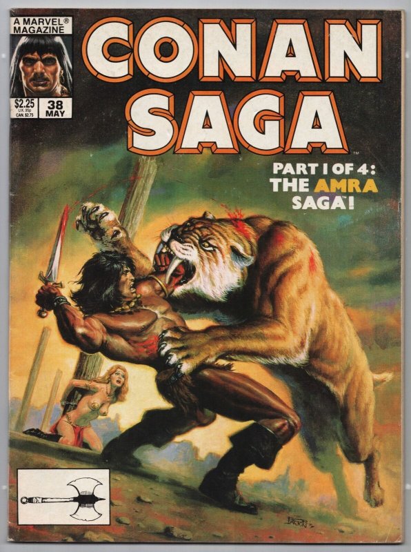 Conan Saga #38 (Marvel, 1990) FN 