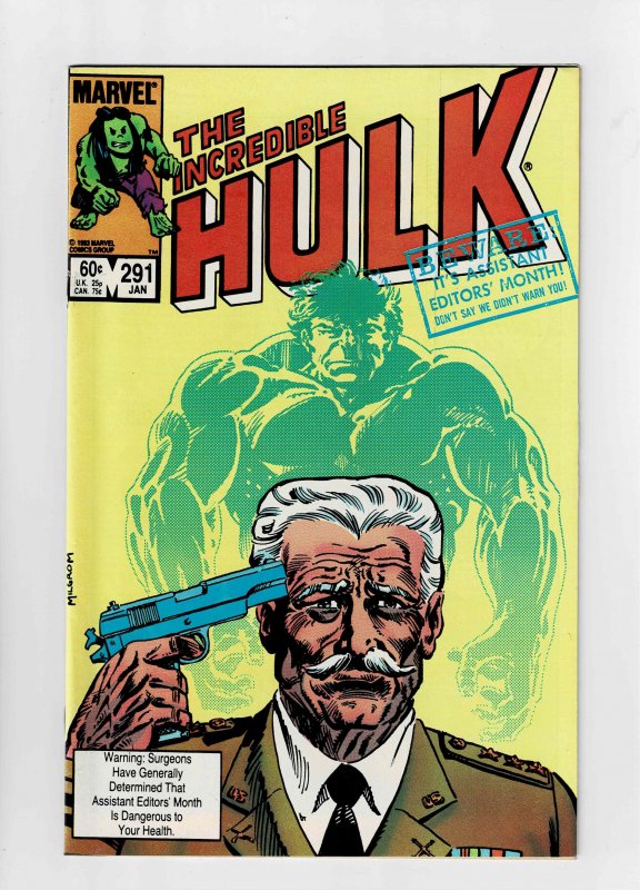 Incredible Hulk #291 (1984) Another Fat Mouse Almost Free KEY comic (e)