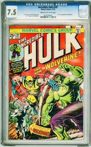 Incredible Hulk #181 (1974) CGC 7.5! 1st Full Appearance of Wolverine!