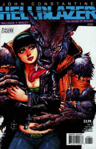 Hellblazer #292 Cover - Big Bad Wolf - 2012 Signed art by Simon Bisley 