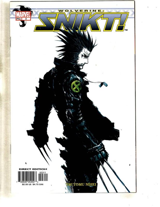 9 Marvel Comics Wolverine Punisher # 1 2 3 + Tiger # 1 + Snikt # 1 2 3 4 5 CR58