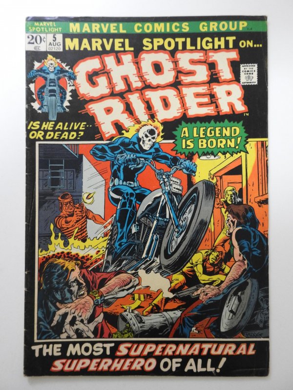 Marvel Spotlight #5  (1972) 1st Appearance of the Ghost Rider! MAJOR KEY! VG+!!