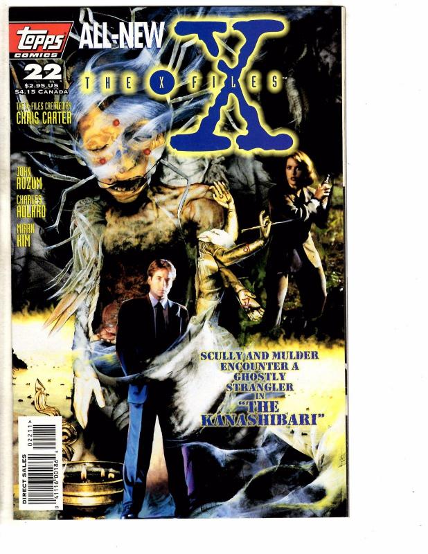 7 X-Files Topps Comic Books # 19 20 21 22 23 25 + Annual # 1 TV Show J206