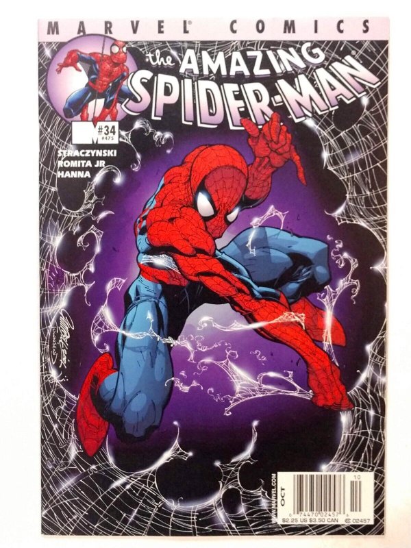 The Amazing Spider-Man #34 (9.4, 2001) NEWSSTAND 