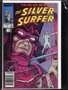 The Silver Surfer #1 Newsstand Edition (1988) Silver Surfer