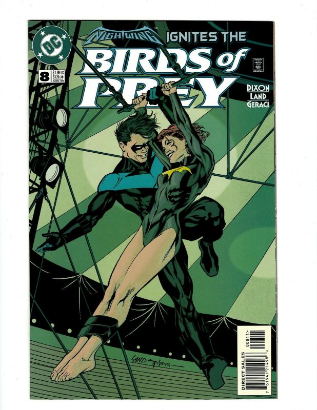 Birds Of Prey # 8 NM 1st Print DC Comic Book Nightwing Batgirl Classic Cover SR1