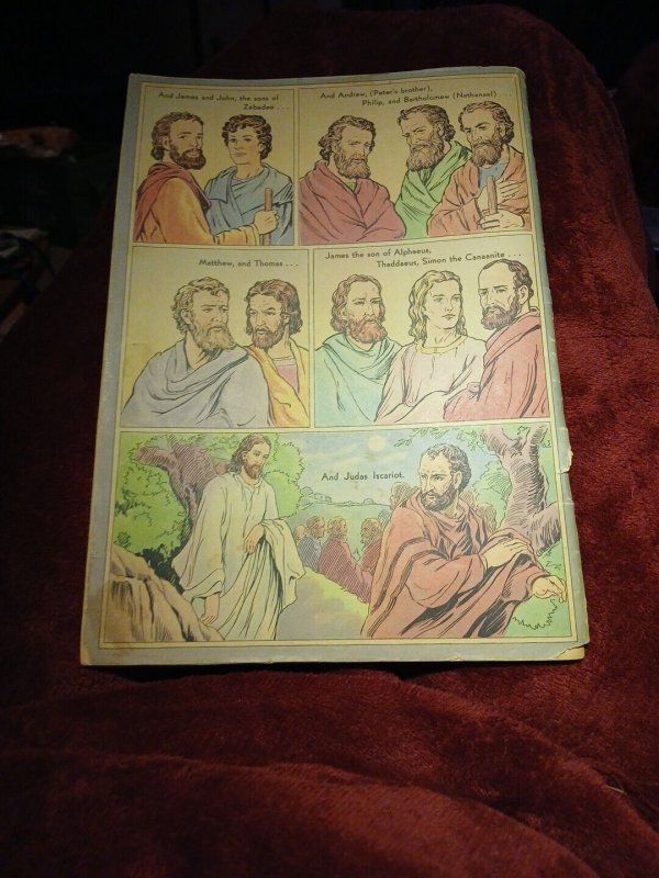 VINTAGE 1942 COMIC BOOK: THE LIFE OF CHRIST VISUALIZED #1 - STANDARD PUBLISHING