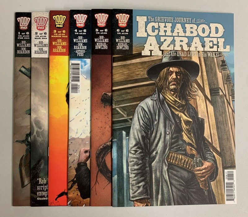 Grievous Journey of Ichabod Azrael #1-6 Set ( 2000AD 2015) Rob Williams (9.2+) 