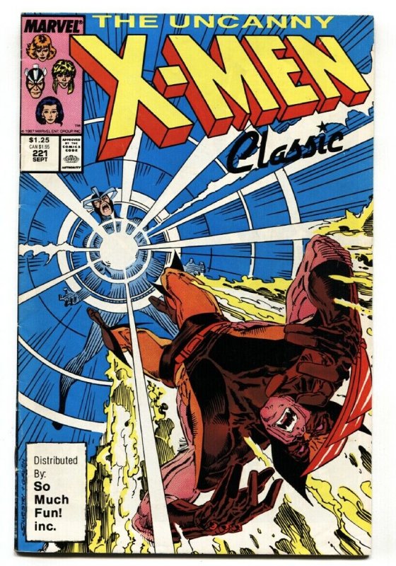 X-MEN #221 1st appearance MR. SINISTER-SO MUCH FUN VARIANT-HTF 