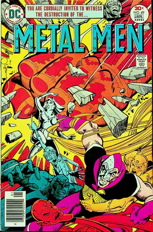 Metal Men #49 (Dec 1976 - Jan 1977, DC) - Very Fine