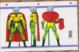 Official Handbook of the Marvel Universe Sheet- Krang