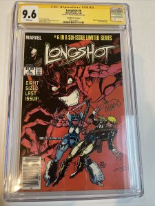 Longshot (1986) # 6 (CGC SS 9.6) Signed Arthur Adams! CPV Canadian Price Variant