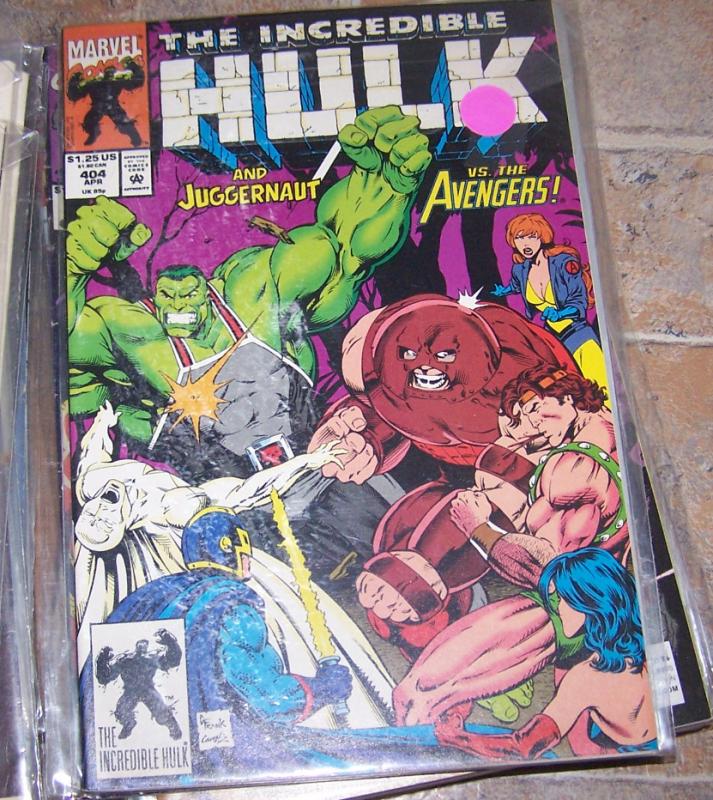 Incredible Hulk  # 404 1993  marvel  JUGGERNAUT AVENGERS