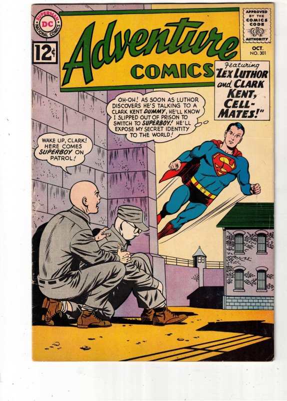 Adventure Comics #301 1962 VF High-Grade 1st Bouncing Boy, Legion, Lex Covr Utah