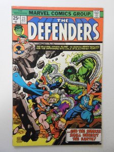The Defenders #23 (1975) VG+ Condition MVS intact! 1 in spine split
