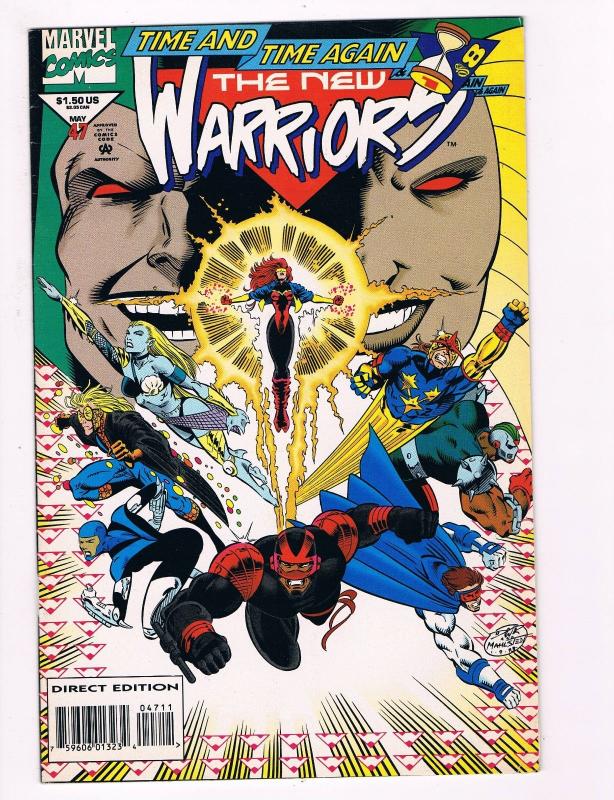 The New Warriors # 47 Marvel Comic Book Hi-Res Scan Modern Age Great Issue!!! S7