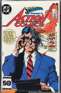 Action Comics #571 Direct Edition (1985) Superman
